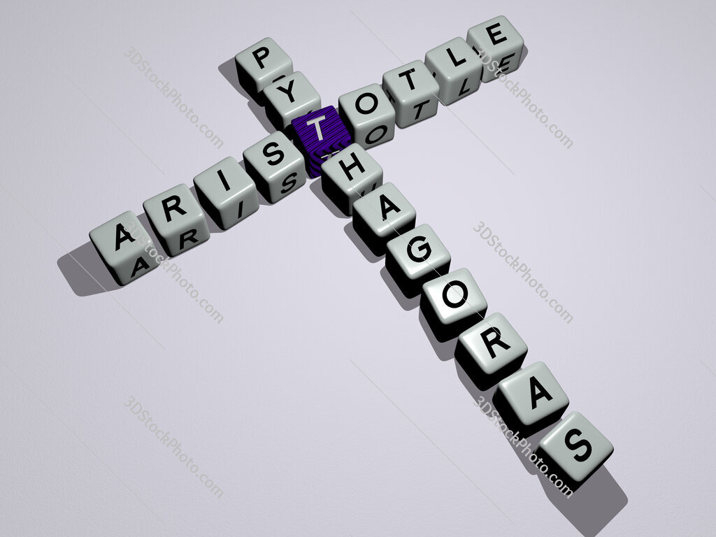aristotle pythagoras crossword by cubic dice letters