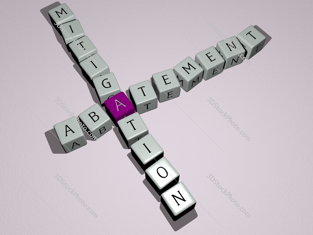 abatement mitigation crossword by cubic dice letters