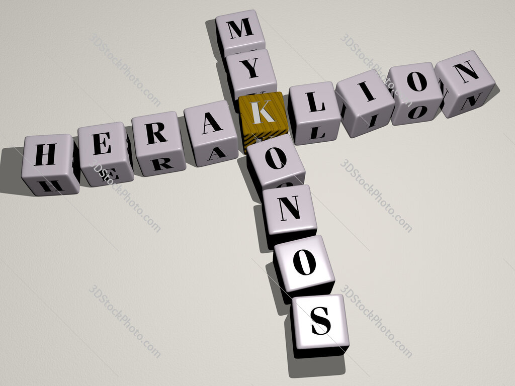 heraklion mykonos crossword by cubic dice letters
