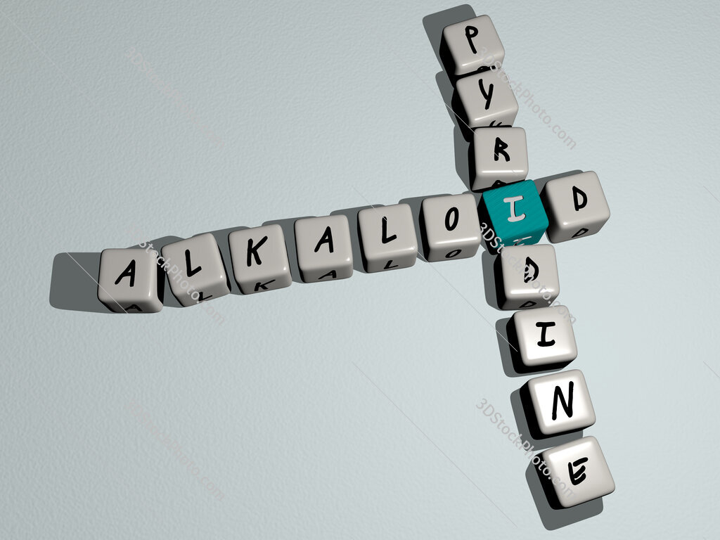 alkaloid pyridine crossword by cubic dice letters