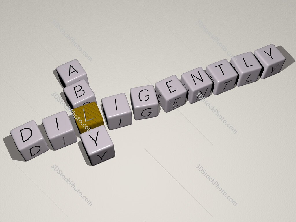 diligently ably crossword by cubic dice letters