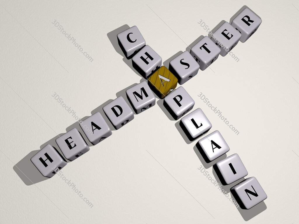 headmaster chaplain crossword by cubic dice letters