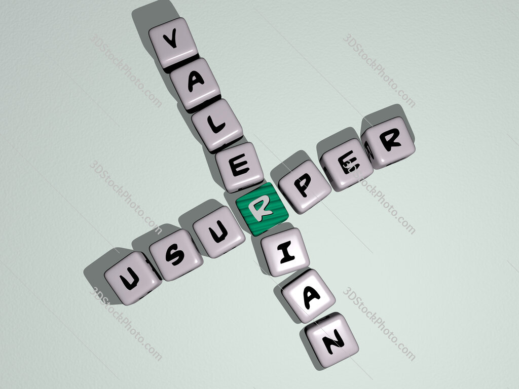 usurper valerian crossword by cubic dice letters