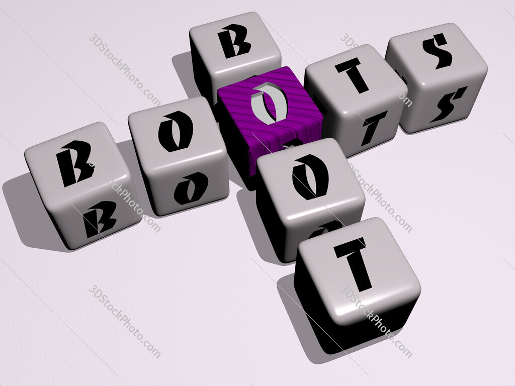 boots boot crossword by cubic dice letters