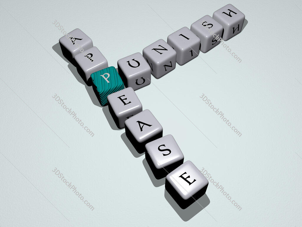 punish appease crossword by cubic dice letters