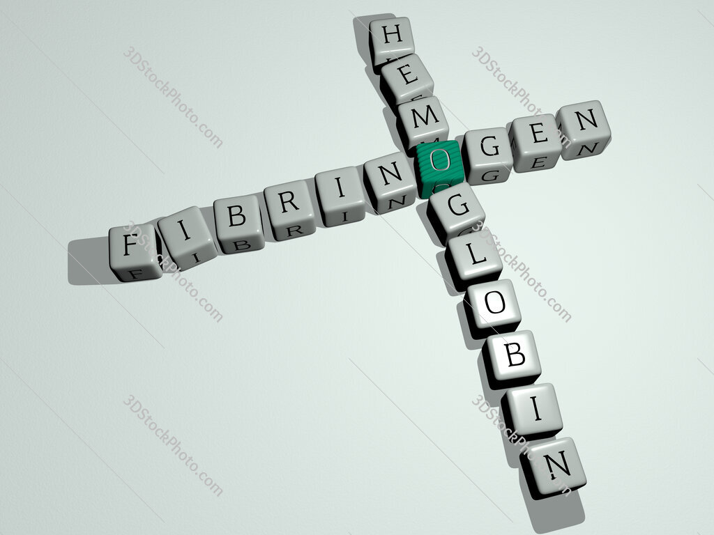 fibrinogen hemoglobin crossword by cubic dice letters