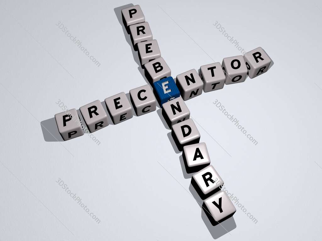 precentor prebendary crossword by cubic dice letters