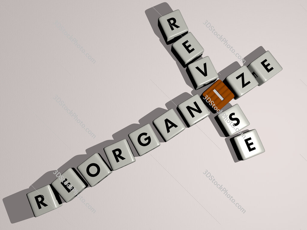 reorganize revise crossword by cubic dice letters