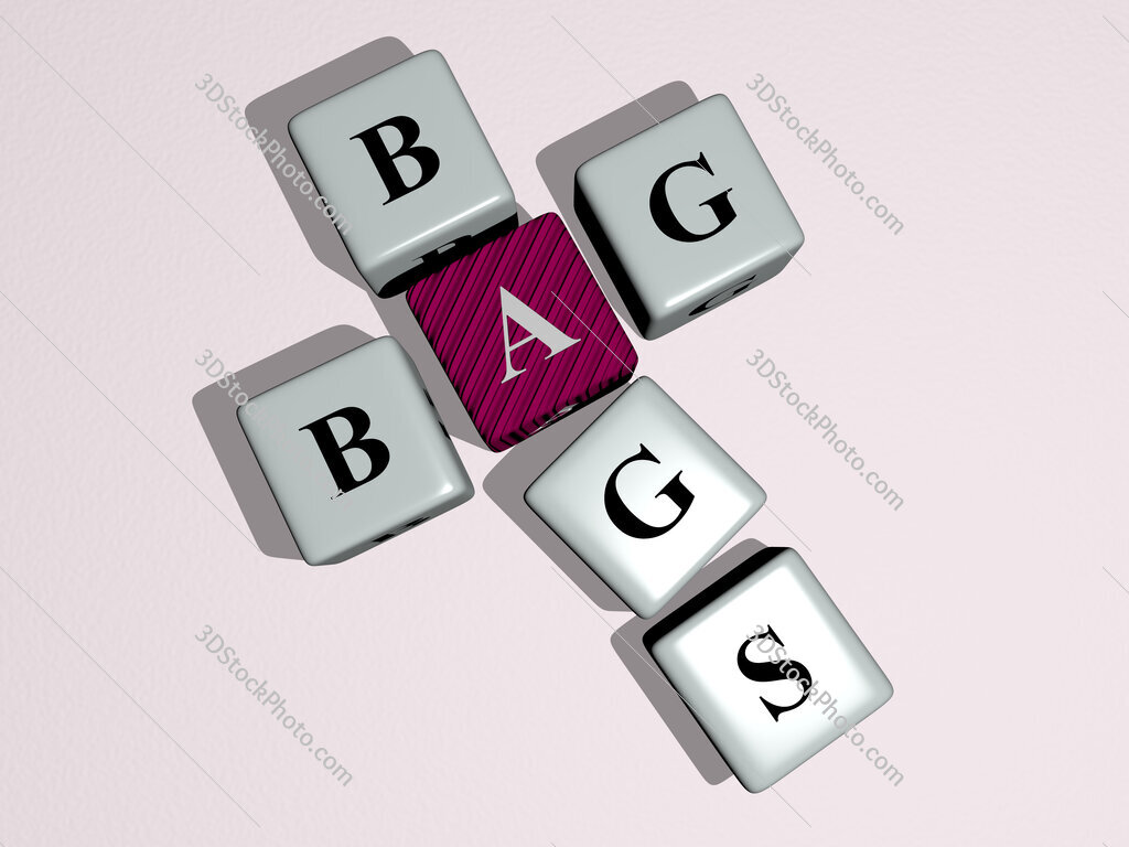 bag bags crossword by cubic dice letters