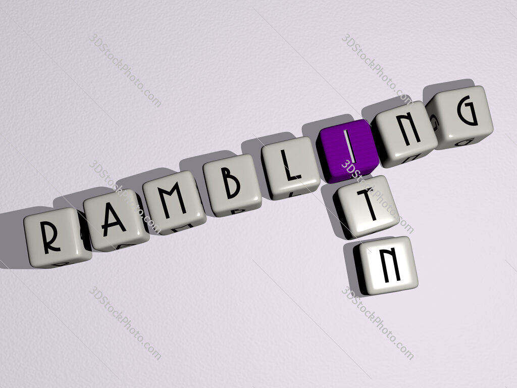 rambling itn crossword by cubic dice letters