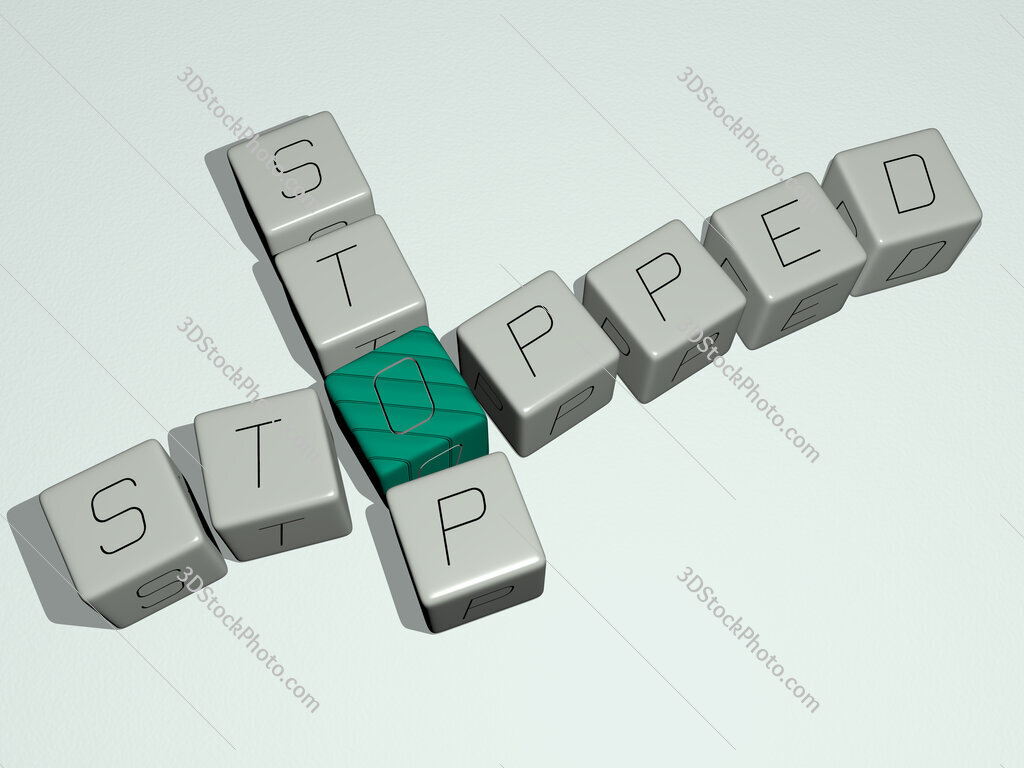 stopped stop crossword by cubic dice letters