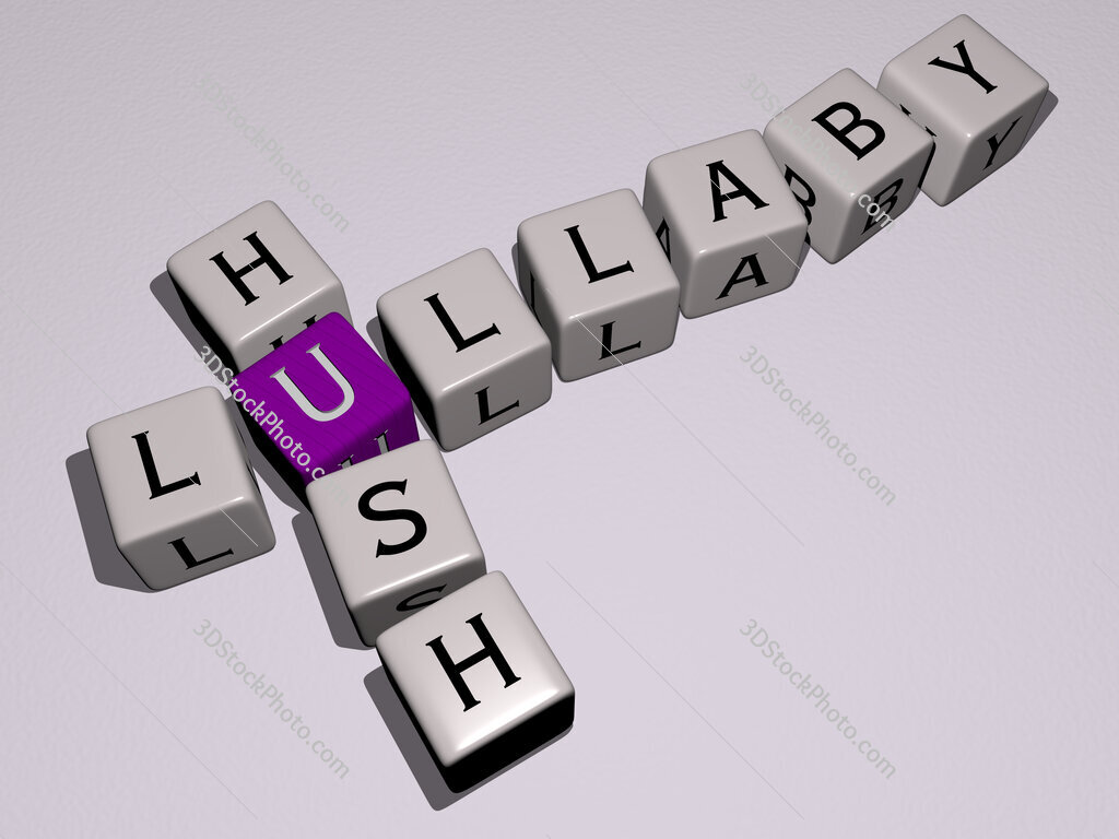 lullaby hush crossword by cubic dice letters