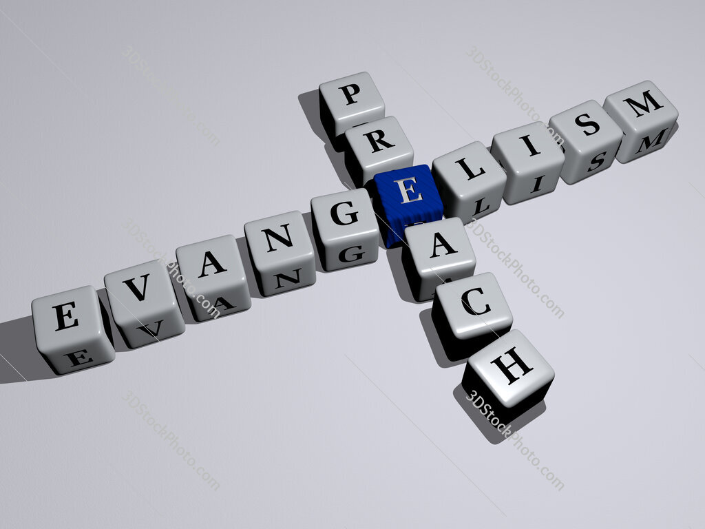 evangelism preach crossword by cubic dice letters