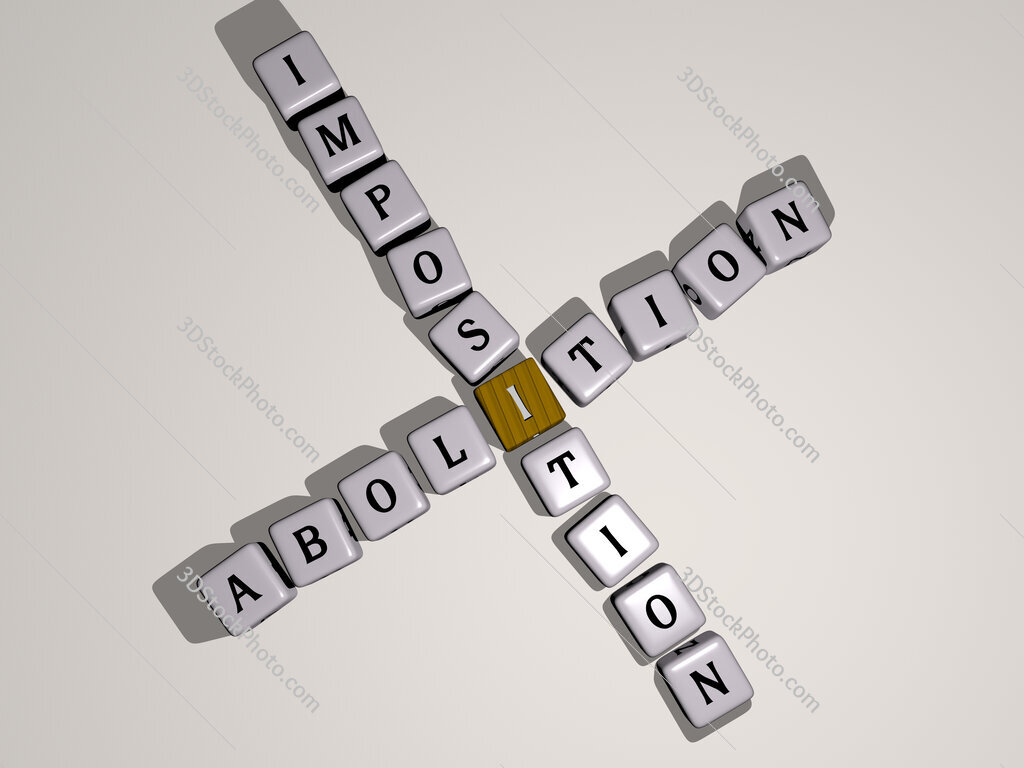 abolition imposition crossword by cubic dice letters
