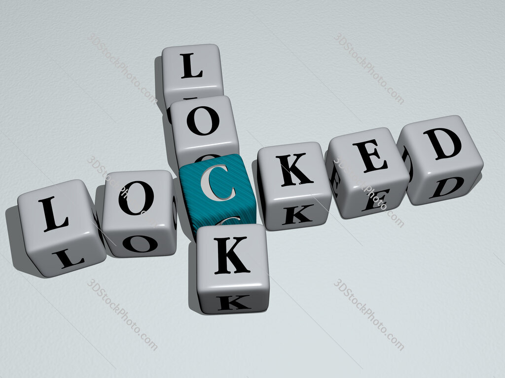 locked lock crossword by cubic dice letters