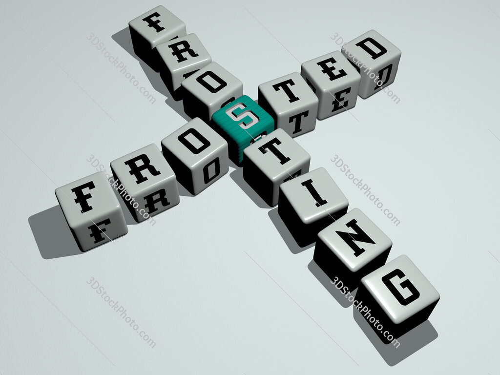 frosted frosting crossword by cubic dice letters