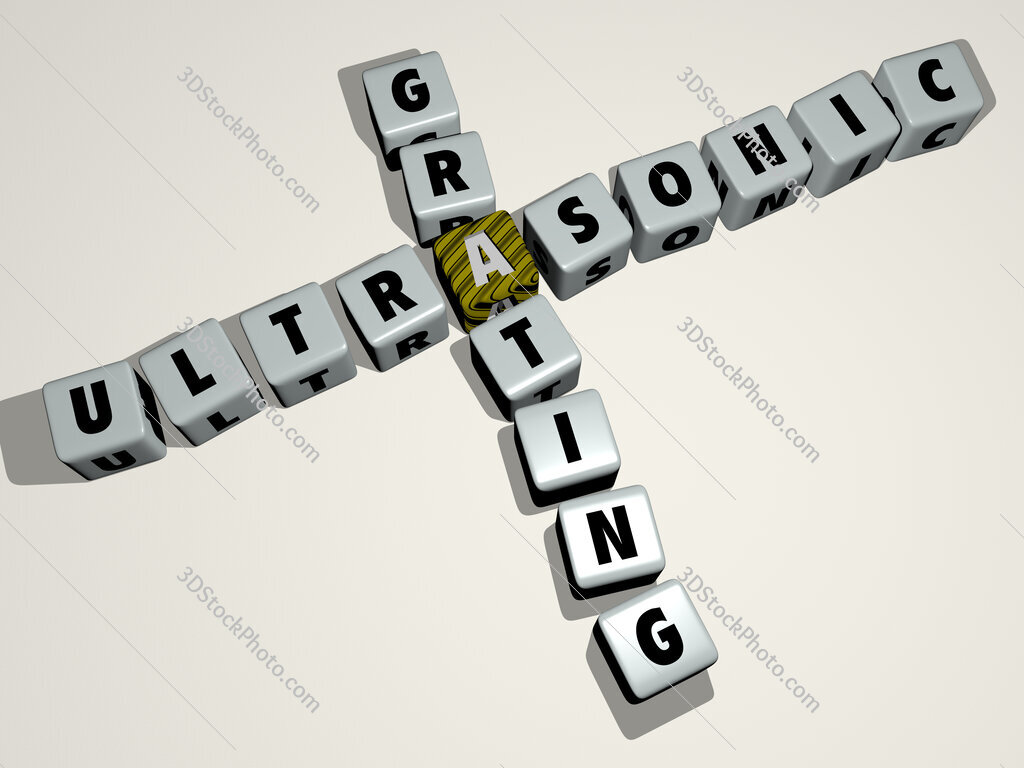 ultrasonic grating crossword by cubic dice letters
