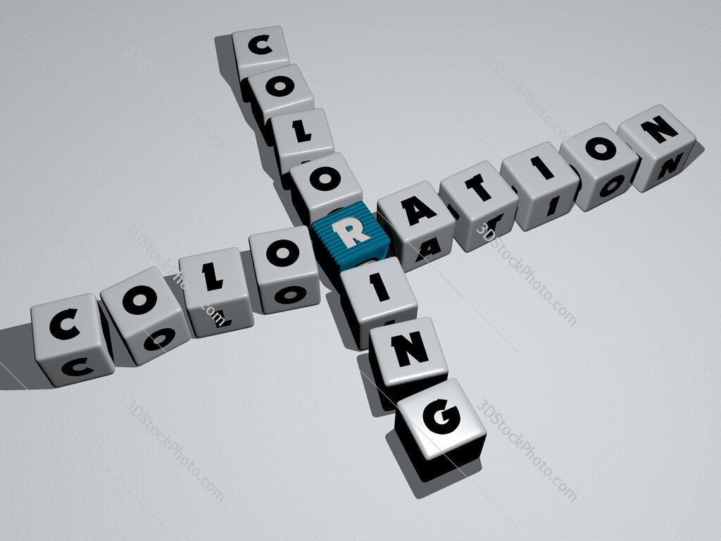 coloration coloring crossword by cubic dice letters