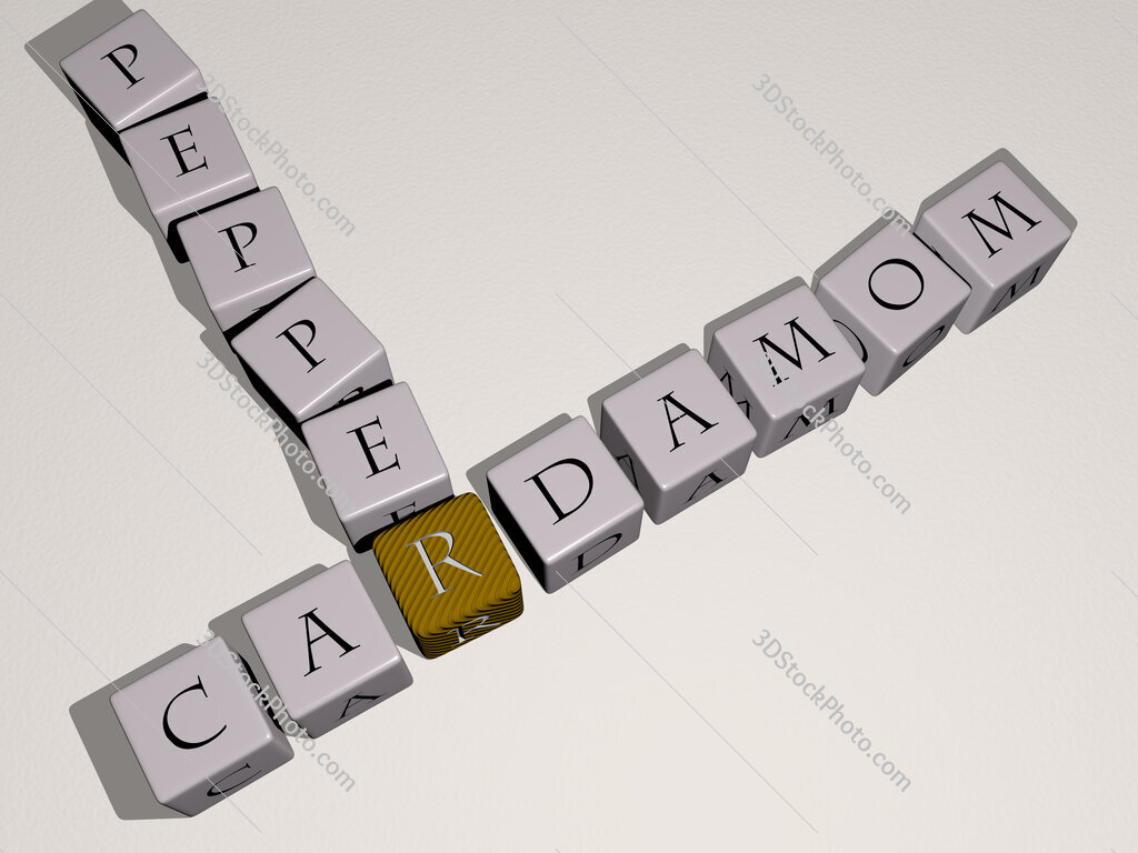 cardamom pepper crossword by cubic dice letters