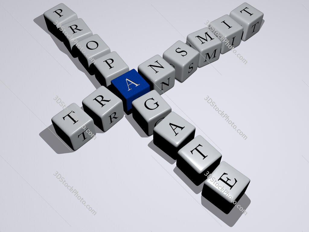 transmit propagate crossword by cubic dice letters