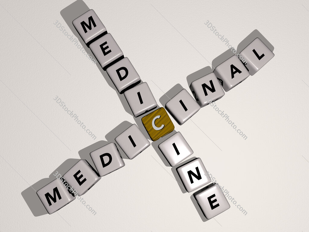 medicinal medicine crossword by cubic dice letters