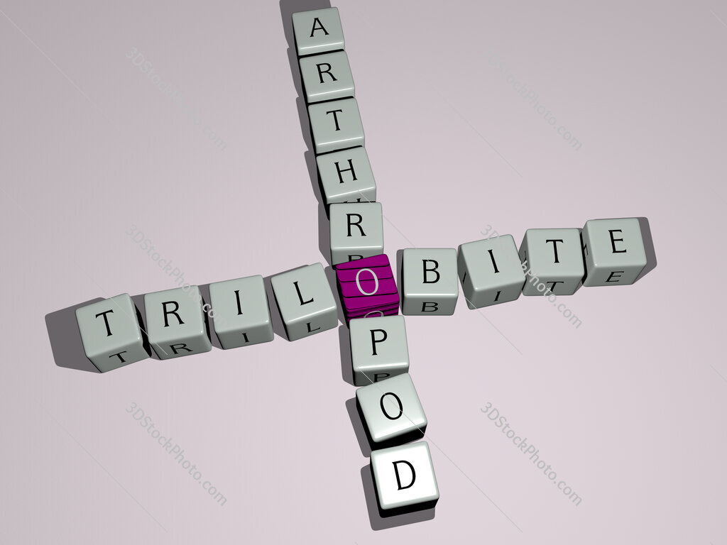 trilobite arthropod crossword by cubic dice letters