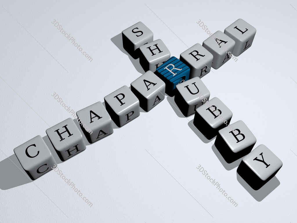 chaparral shrubby crossword by cubic dice letters