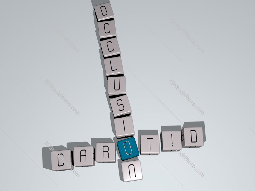 carotid occlusion crossword by cubic dice letters