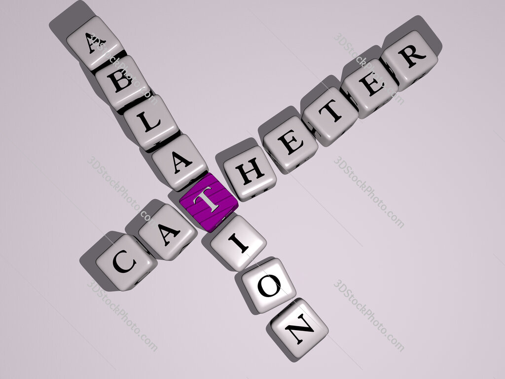 catheter ablation crossword by cubic dice letters