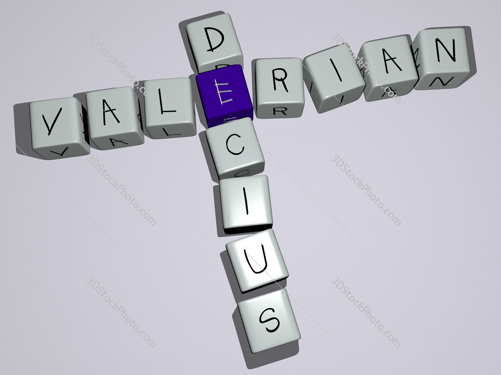 valerian decius crossword by cubic dice letters