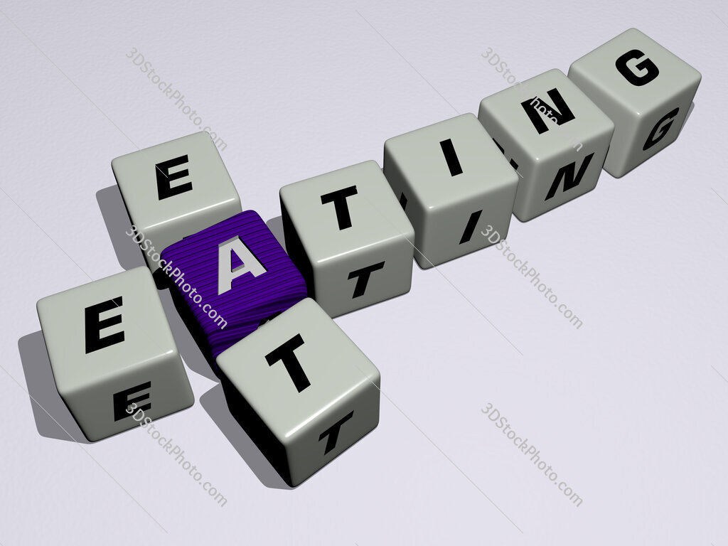 eating eat crossword by cubic dice letters