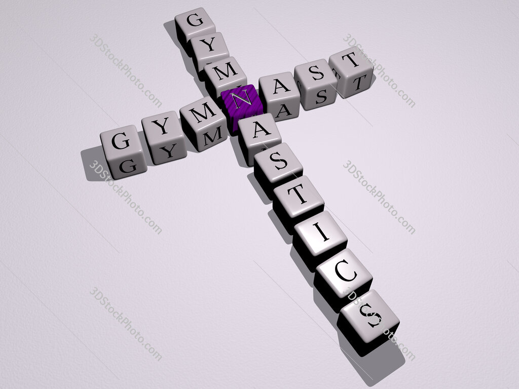 gymnast gymnastics crossword by cubic dice letters