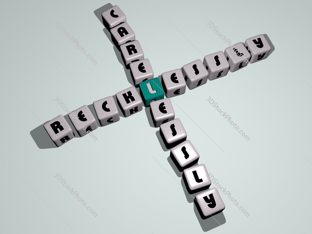 recklessly carelessly crossword by cubic dice letters