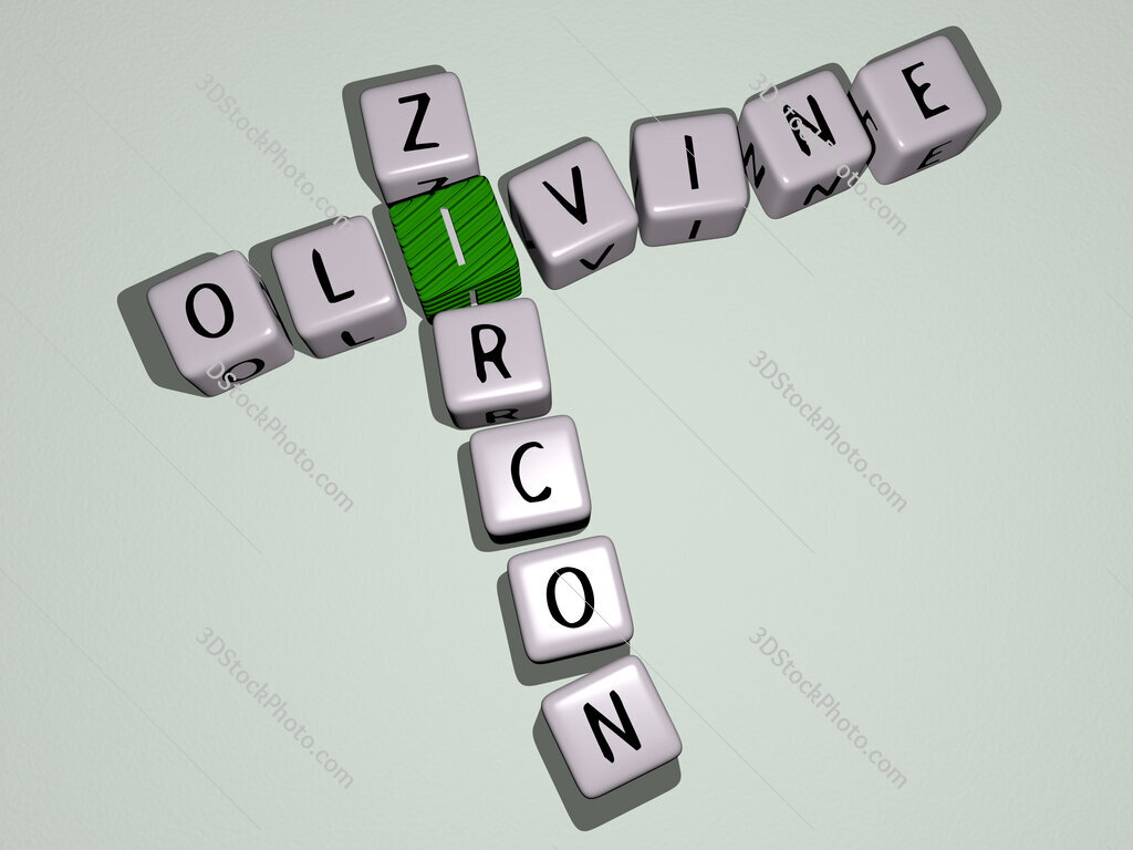 olivine zircon crossword by cubic dice letters