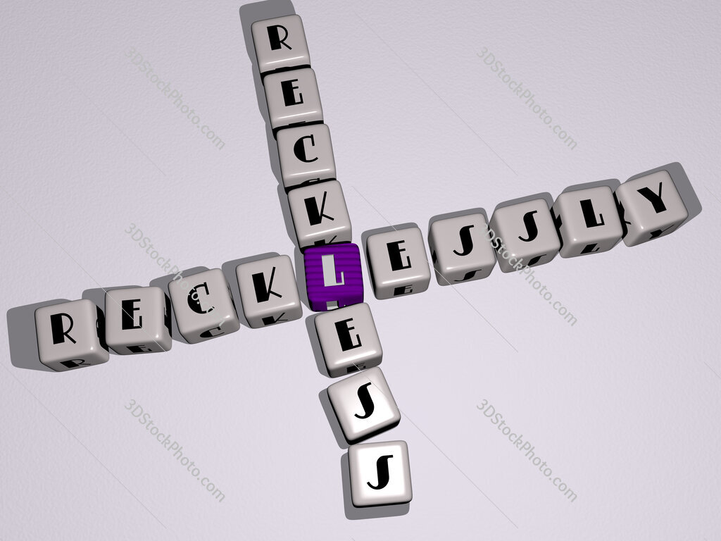recklessly reckless crossword by cubic dice letters