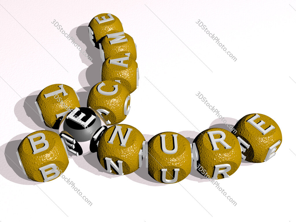 became tenure curved crossword of cubic dice letters