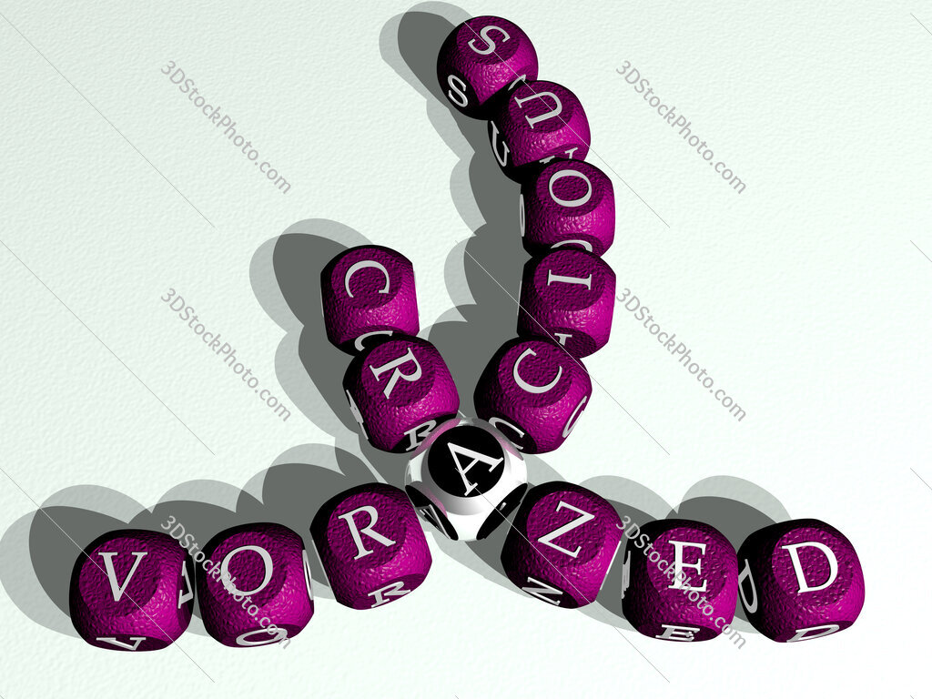 voracious crazed curved crossword of cubic dice letters