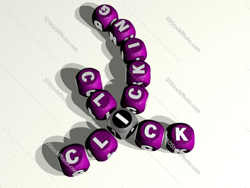 clicking click curved crossword of cubic dice letters
