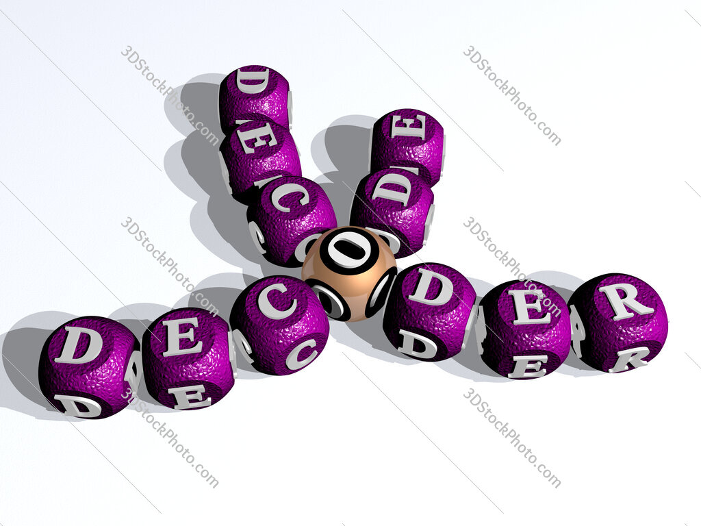 decode decoder curved crossword of cubic dice letters