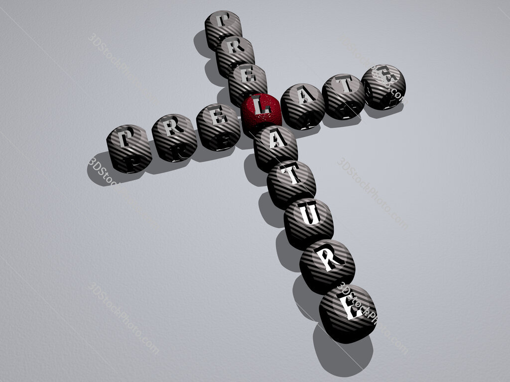 prelate prelature crossword of dice letters in color