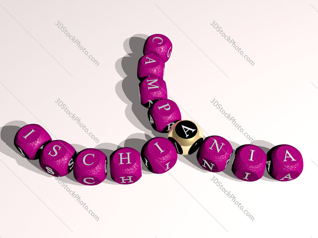 ischia campania curved crossword of cubic dice letters