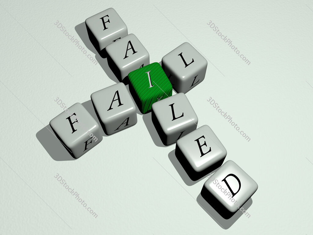 fail failed crossword by cubic dice letters