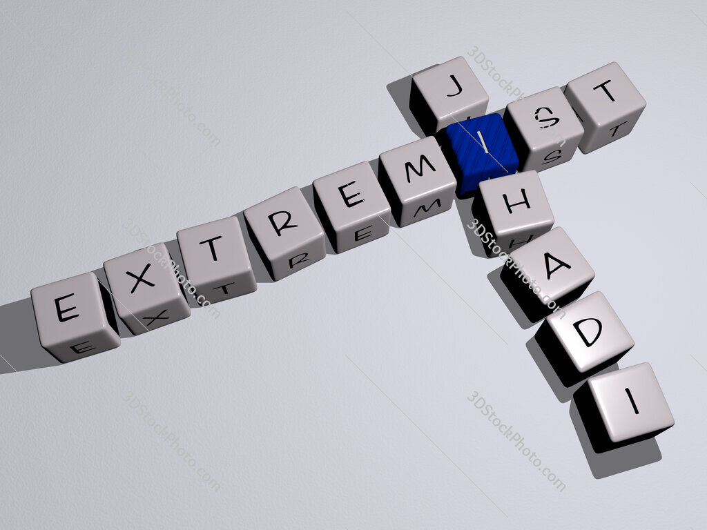 extremist jihadi crossword by cubic dice letters