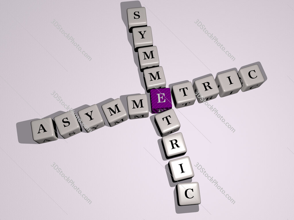 asymmetric symmetric crossword by cubic dice letters