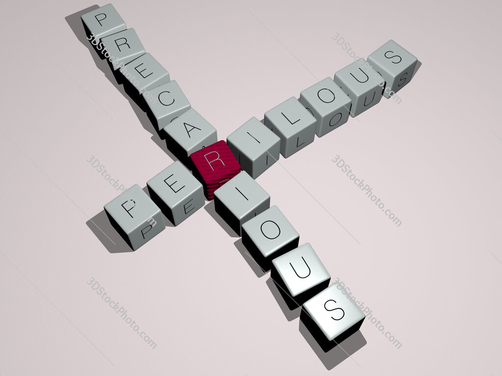 perilous precarious crossword by cubic dice letters