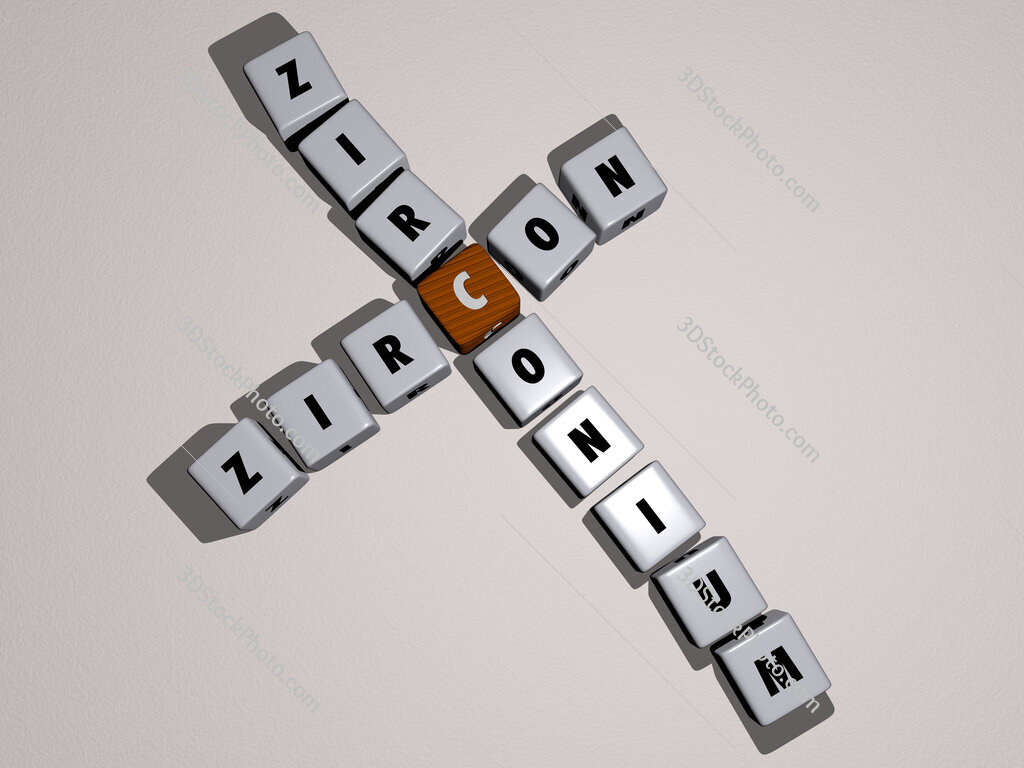 zircon zirconium crossword by cubic dice letters