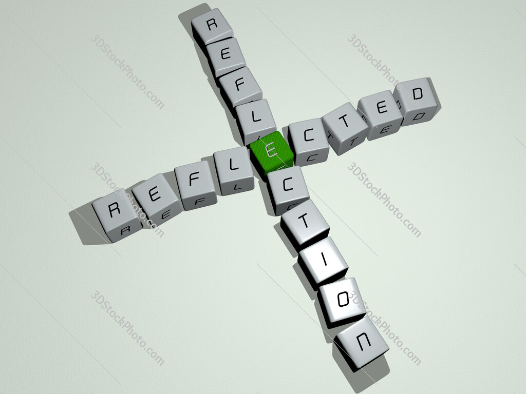 reflected reflection crossword by cubic dice letters