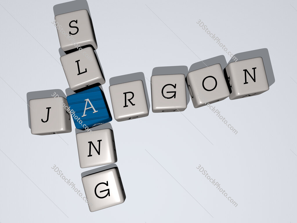 jargon slang crossword by cubic dice letters