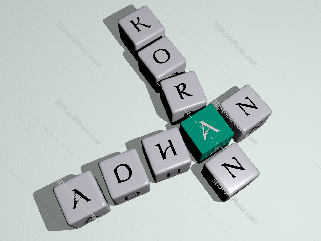 adhan koran crossword by cubic dice letters