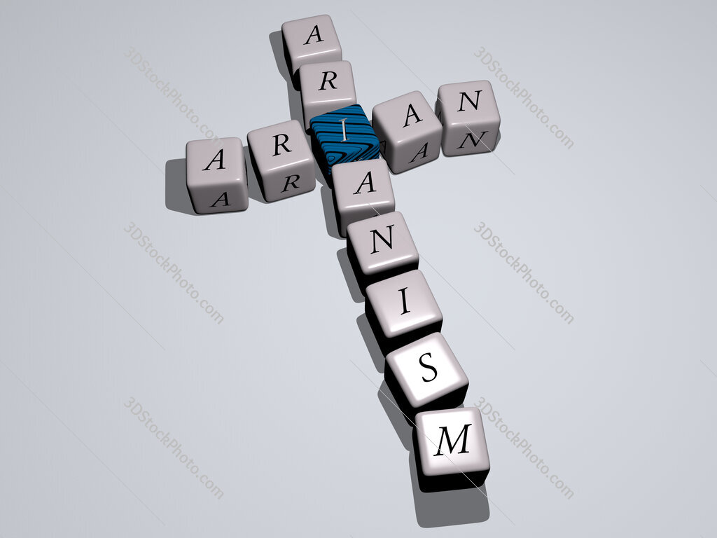 arian arianism crossword by cubic dice letters